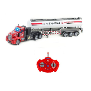 ماشین کنترلی تریلی حمل سوخت Remote Control TRANSPORT TRUCK مقیاس 1:48_اسباب بازی